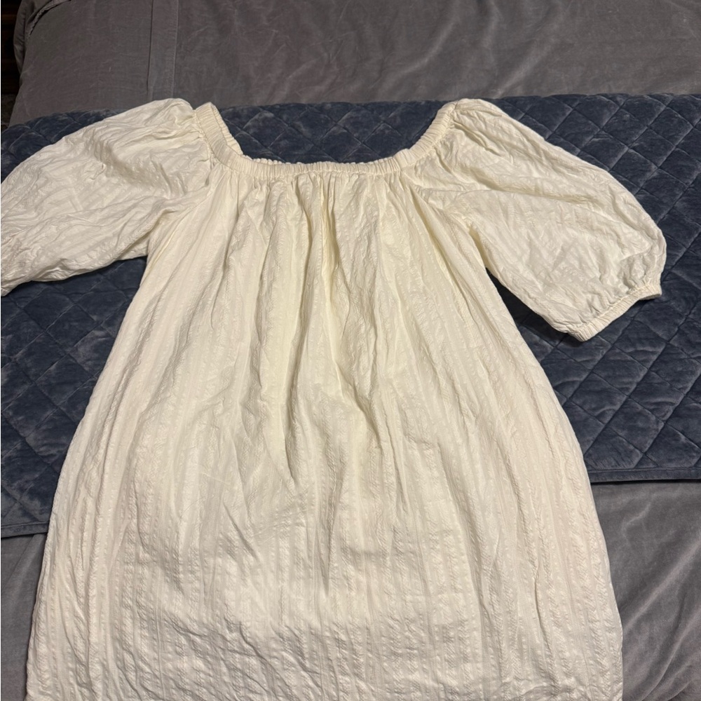 NWOT Old Navy Cream Mini Dress - Picture 4 of 6